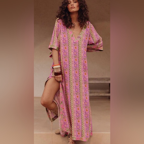 Spell Dresses & Skirts - SPELL Goldie Gown in Desert Rose